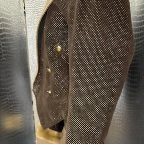 John Kristiansen Velvet Like Sequin Fur Costume Jacket with Tails-Beast Style - Picture 2 of 7